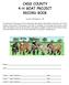 CASS COUNTY 4-H GOAT PROJECT RECORD BOOK