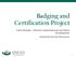 Badging and Certification Project. Lewis Mangen - Director, Organizational and Talent Development University Human Resources
