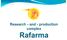 CJSC Rafarma is a multi-purpose pharmaceutical integrated plant for production of all types of pharmaceutical forms of medicinal products of