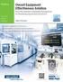 Overall Equipment Effectiveness Solution Real-time Machine Availability Management for Maximizing Operational Excellence