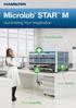 Microlab STAR M. Automating Your Imagination. More Functionality. More Safety. More Usability INTEGRATED TOOLS VENUS SOFTWARE ABOUT HAMILTON