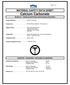 MATERIAL SAFETY DATA SHEET. Calcium Carbonate. Section 01 - Chemical And Product And Company Information. Mineral fillers, pigments, PVC extrusions