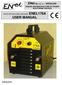 ENel Sp. z o. o. - WROCŁAW DESIGN AND MANUFACTURE OF POWER ELECTRONIC DEVICES INVERTER WELDING MACHINE ENEL170A USER MANUAL DEALER: