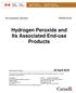 Hydrogen Peroxide and Its Associated End-use Products