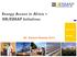 Energy Access in Africa WB/ESMAP Initiatives