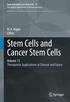 Stem Cells and Cancer Stem Cells