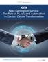Next-Generation Service: The Role of AI, IoT, and Automation in Contact Center Transformation