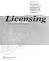 Licensing. Journal THE DEVOTED TO LEADERS IN THE INTELLECTUAL PROPERTY AND ENTERTAINMENT COMMUNITY VOLUME 32 NUMBER 1