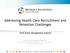 Addressing Health Care Recruitment and Retention Challenges