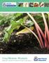 Crop Module: Rhubarb. Effective from 1st June st May 2018 : version 3.2 (Crop Risk Category 2)