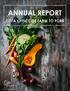 ANNUAL REPORT CDFA OFFICE OF FARM TO FORK