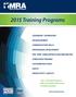 2015 Training Programs