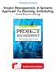 [PDF] Project Management: A Systems Approach To Planning, Scheduling, And Controlling
