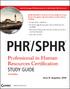 PHR /SPHR Professional in Human Resources Certification