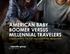 AMERICAN BABY BOOMER VERSUS MILLENNIAL TRAVELERS Insights to Help You Connect with These Behemoths