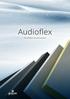 Audioflex. The efficient sound insulation