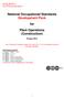 National Occupational Standards Development Pack for Plant Operations (Construction)