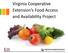 Virginia Cooperative Extension s Food Access and Availability Project