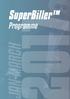 SuperBiller. Programme