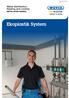 EPIC B521 G111 X Water distribution Heating and cooling. Installation Manual. Ekoplastik System