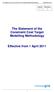 The Statement of the Constraint Cost Target Modelling Methodology Effective from 1 April 2011