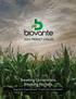 2015 PRODUCT CATALOG. Breaking Conventions. Breaking Records. Top growers choose Biovante TM for seed, soil and plant health.
