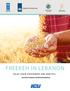 FREEKEH IN LEBANON VALUE CHAIN ASSESSMENT AND ANALYSIS. Executive Summary and Recommendations