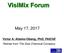 VisiMix Forum. May 17, Victor A. Atiemo-Obeng, PhD, FAIChE. Retiree from The Dow Chemical Company