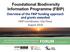Foundational Biodiversity Information Programme (FBIP)