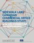 SIDEWALK LABS CANADIAN COMMERCIAL OFFICE BUILDINGS STUDY: ANALYSIS OF ENERGY USE AND PERFORMANCE