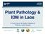 Plant Pathology & IDM in Laos