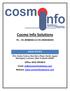 Cosmo Info Solutions