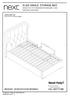 Need Help? ELISE SINGLE STORAGE BED /741137/139366/833374/382608/ Assembly instructions