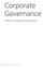 Corporate Governance. Mitsui s Corporate Governance MITSUI & CO., LTD. ANNUAL REPORT 2015