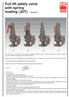 Full lift safety valve with spring loading. (AIT) Model 496