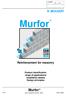 Murfor. Murfor BEKAERT. Reinforcement for masonry. Product identification range of applications Installation details Design principles CI/SFB