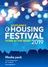 HOME AT THE HEART. Media pack. 12 & 13 March 2019 SEC, Glasgow #housingfestival