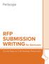 RFP SUBMISSION WRITING. for Geniuses. Crucial Steps to Craft Strategic Responses