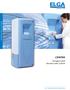 CENTRALIZED SYSTEMS CENTRA. Packaged central laboratory water systems. The Laboratory Water Specialists