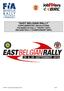 EAST BELGIAN RALLY SUPPLEMENTARY REGULATIONS FIA BENELUX RALLY TROPHY (ERT) BELGIAN RALLY CHAMPIONSHIP (BRC)