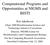 Computational Programs and Opportunities at NIGMS and BISTI