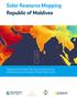 Solar Resource Mapping Republic of Maldives