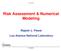 Risk Assessment & Numerical Modeling