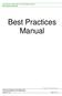 Best Practices Manual