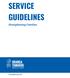 SERVICE GUIDELINES. Strengthening Families