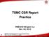 TSMC CSR Report Practice
