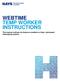 WEBTIME TEMP WORKER INSTRUCTIONS. This manual outlines the features available on Hays web-based timekeeping system.