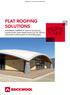 FLAT ROOFING SOLUTIONS