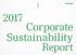 Corporate. Sustainability. Report