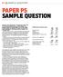 paper p5 sample question RELEVANT TO PAPER P5